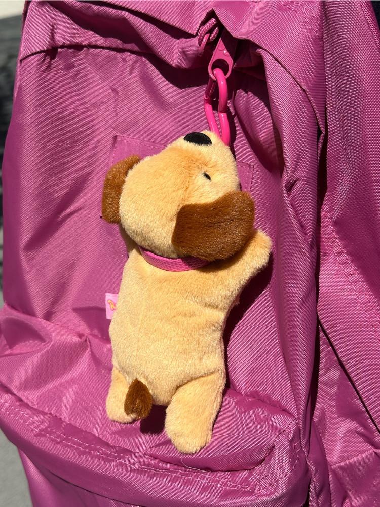 수심 Puppy Pods Bag 퍼피 강아지 에어팟 파우치 가방 미니 지갑 키링