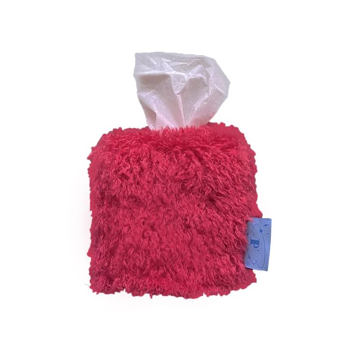Fur-ppet Mini Tissue Case (Magenta)