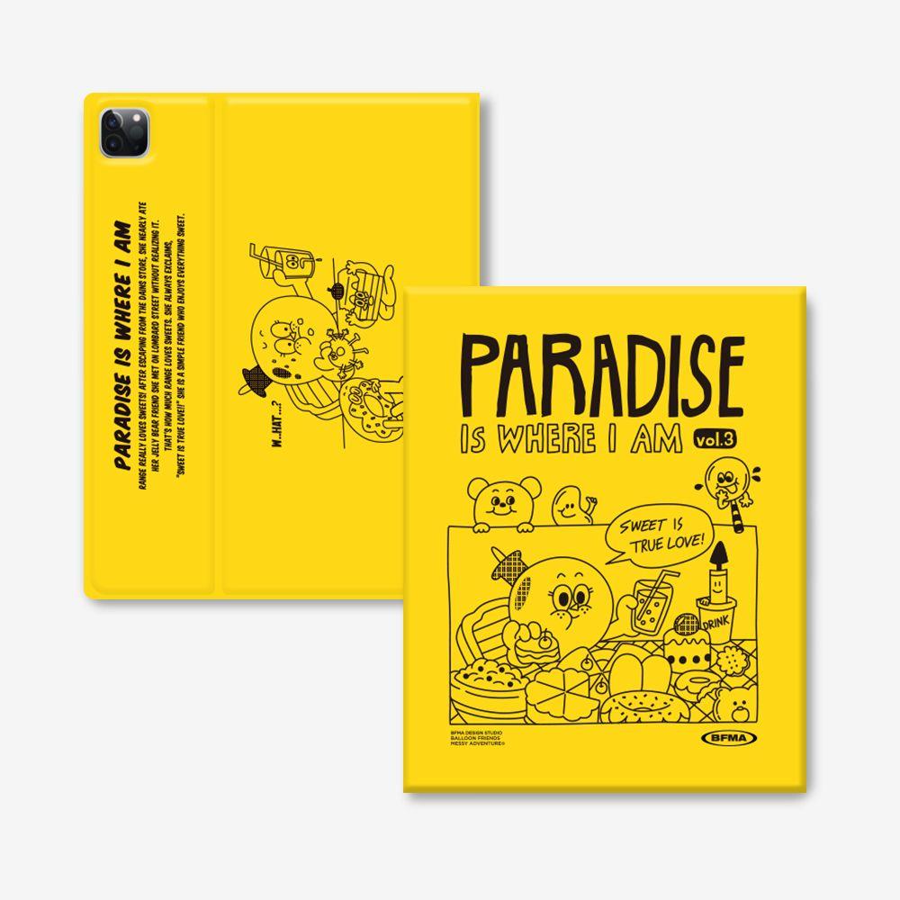BFMA 아이패드 케이스 (pro,mini,air,7-9세대) - 파라다이스 yellow