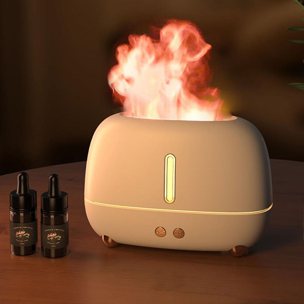 "불멍 감성" 유니영 LED 사무실 미니 모닥불 가습기