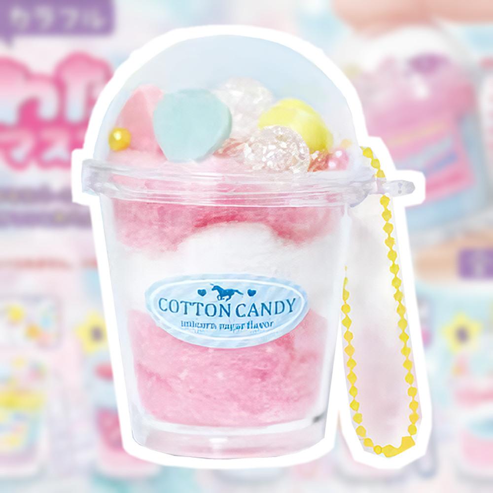 J.DREAM 컬러풀 솜사탕 마스코트 5종 미니어쳐 가챠 캡슐