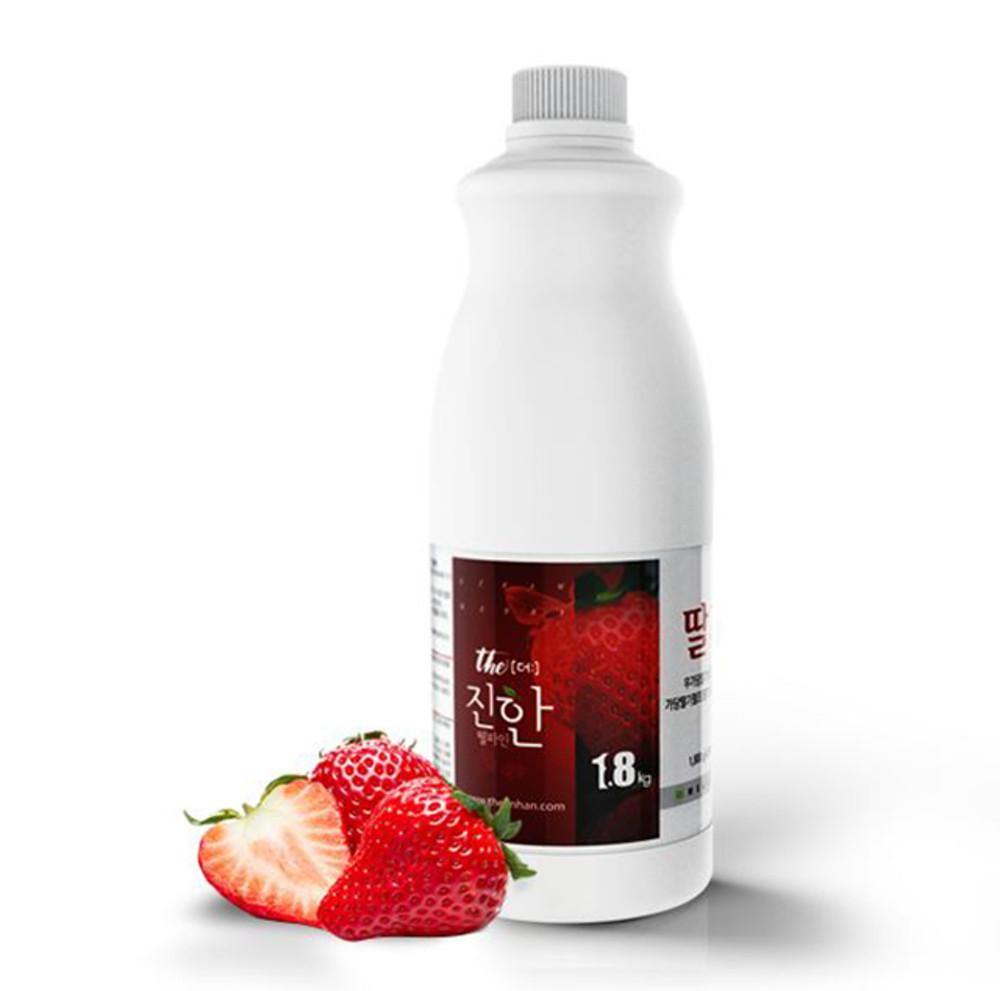 2+a 웰파인 더진한 딸기 스무디 베이스 에이드 1.8kg [원산지:국산(강원도 횡성군)]