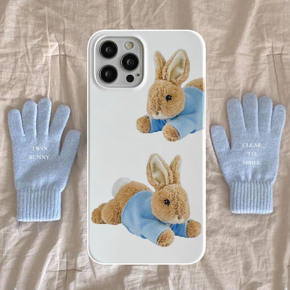 Twin Bunny 아이폰케이스 하드케이스 주문제작 폰케이스