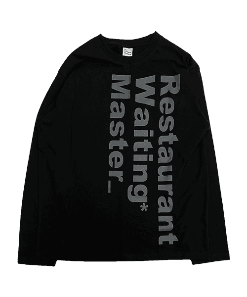 더콜디스트모먼트(THE COLDEST MOMENT)  TCM restaurant long sleeve (black) - 사이즈 & 후기 | 무신사