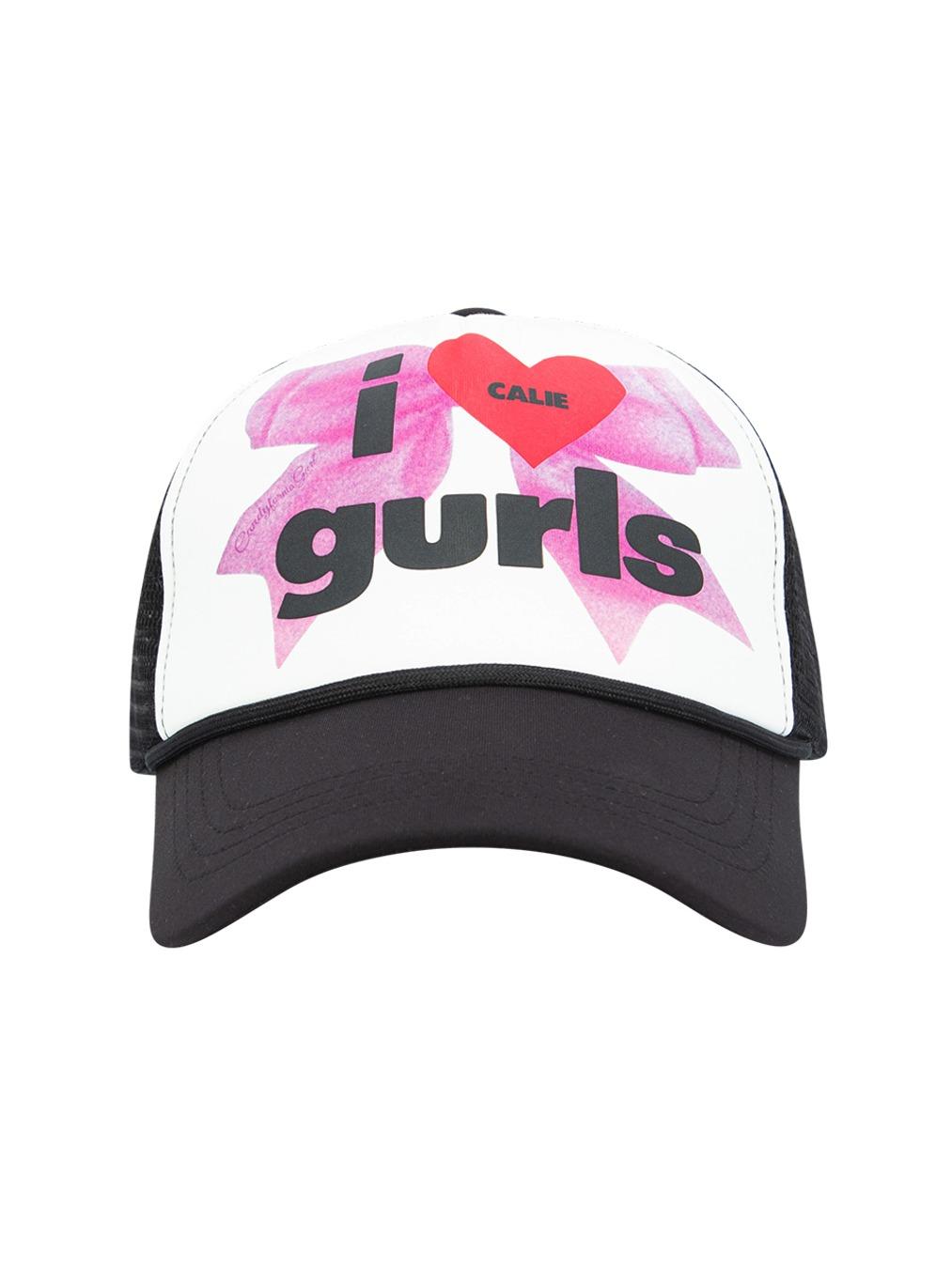 RIBBON MESH CAP BLACK