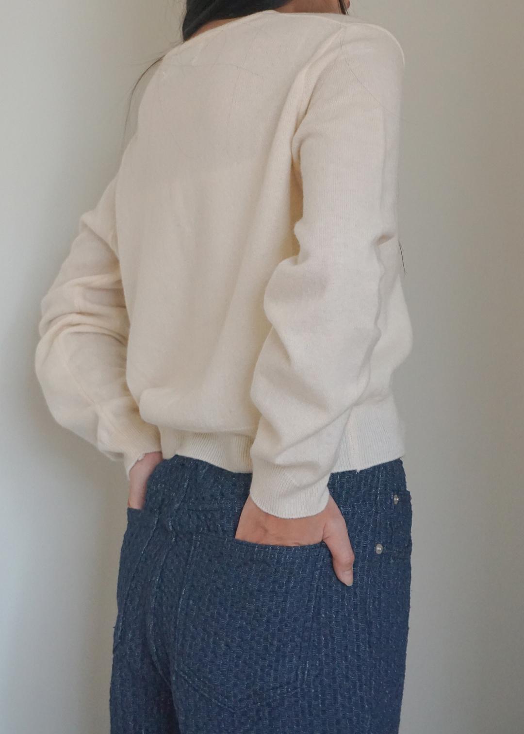 Feb cashmere cardigan_yellow