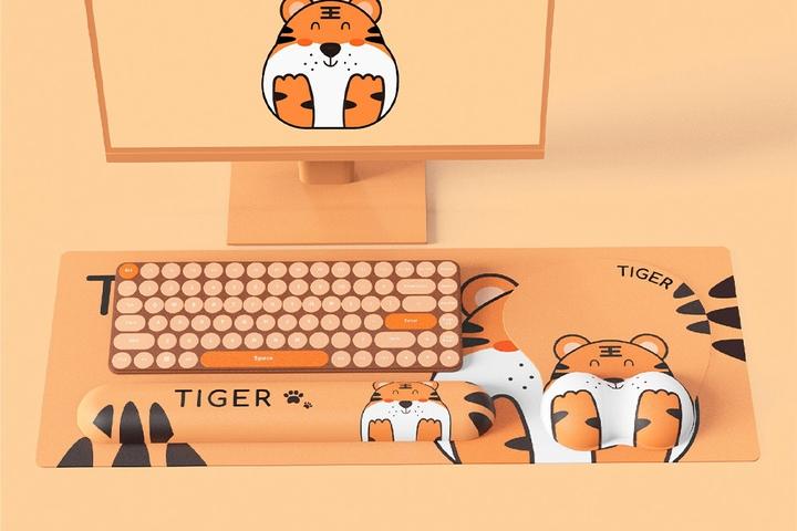 캐릭터 데스크 필수품 3종세트 (장패드&마우스패드&키보드손목받침)