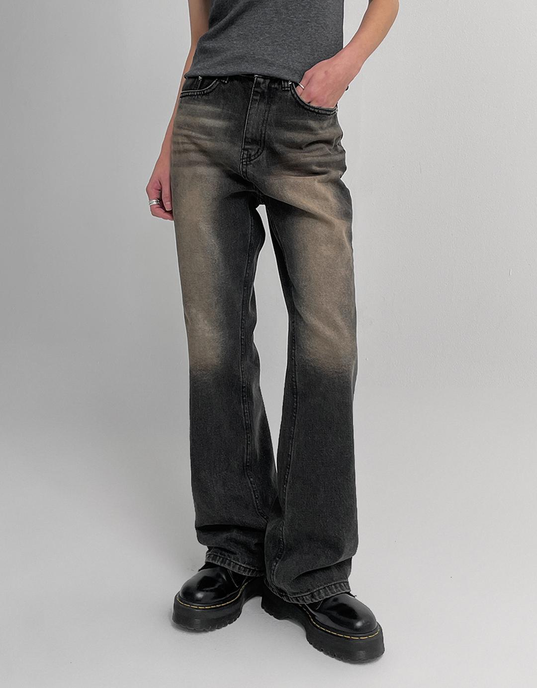 [3천장판매] 부벨 워싱 부츠컷 데님팬츠