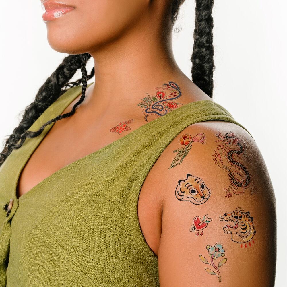 태틀리 Fierce & Friendly 타투스티커 세트