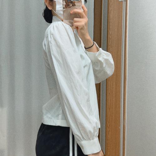 블라우스 긴팔 저고리 L