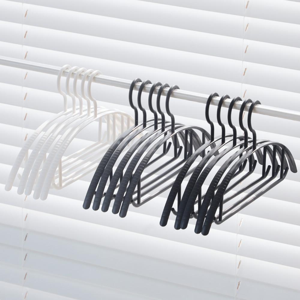 살림의기술 어깨뿔방지 논슬립링클 라운드 니트 옷걸이 30P