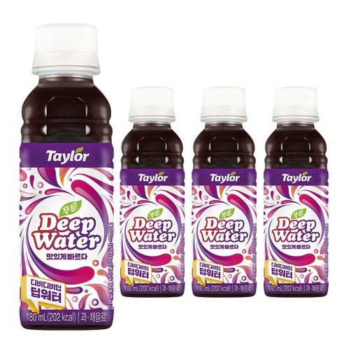 테일러 푸룬 딥워터, 180ml, 4개 - 푸룬주스 | 쿠팡