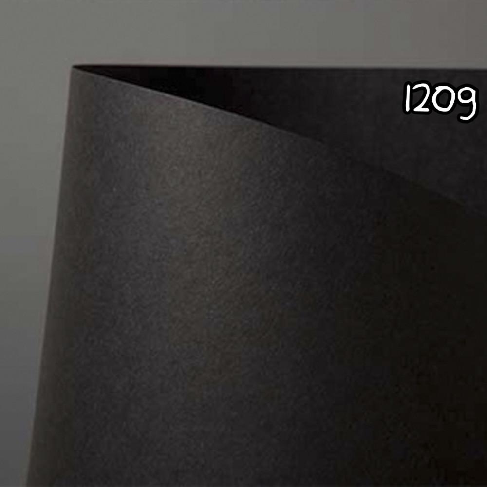두성 120g 흑기사 흑지 검은색종이 색상지평량 4절 40장