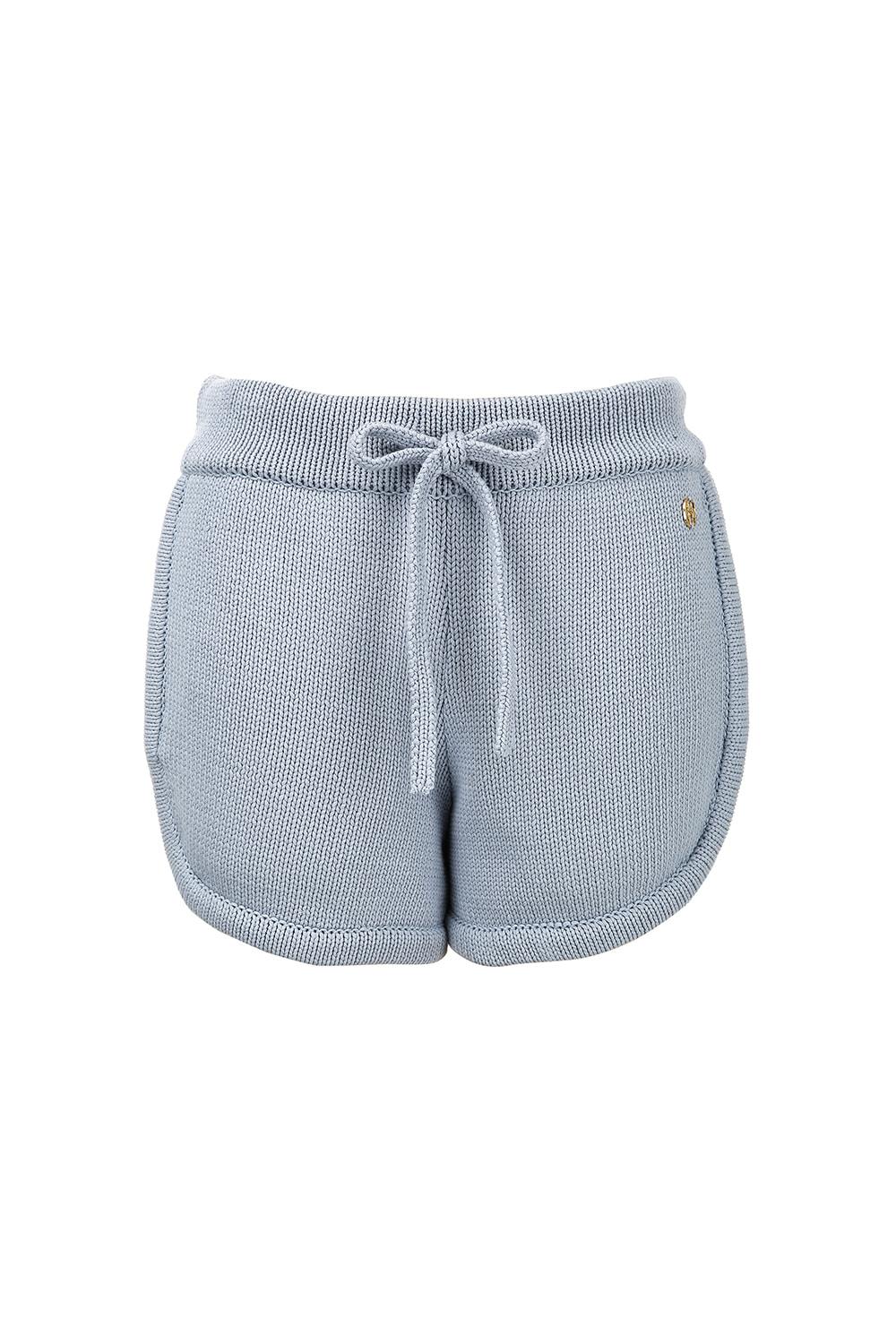 Lounge Knit Shorts, Sky Blue
