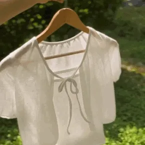 [4col/세트가] 리본 나시볼레로set 여름버전!