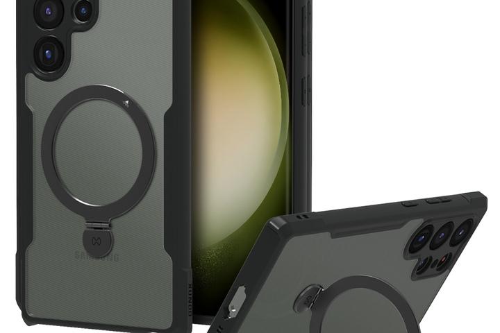 갤럭시 S23 울트라 파비스 맥세이프 범퍼 지문방지 핸드폰 케이스