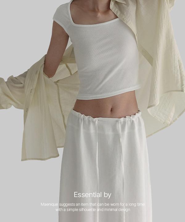 매니크 [10만장판매/Essential] 릴리스 텐셀 오버핏 셔츠