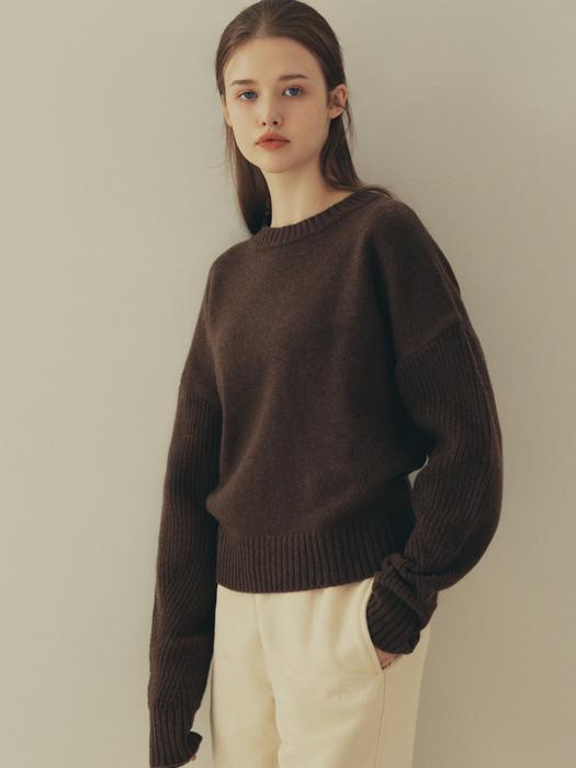 [X MOHAN] Volume Pullover Sweater (2 Colors)-
