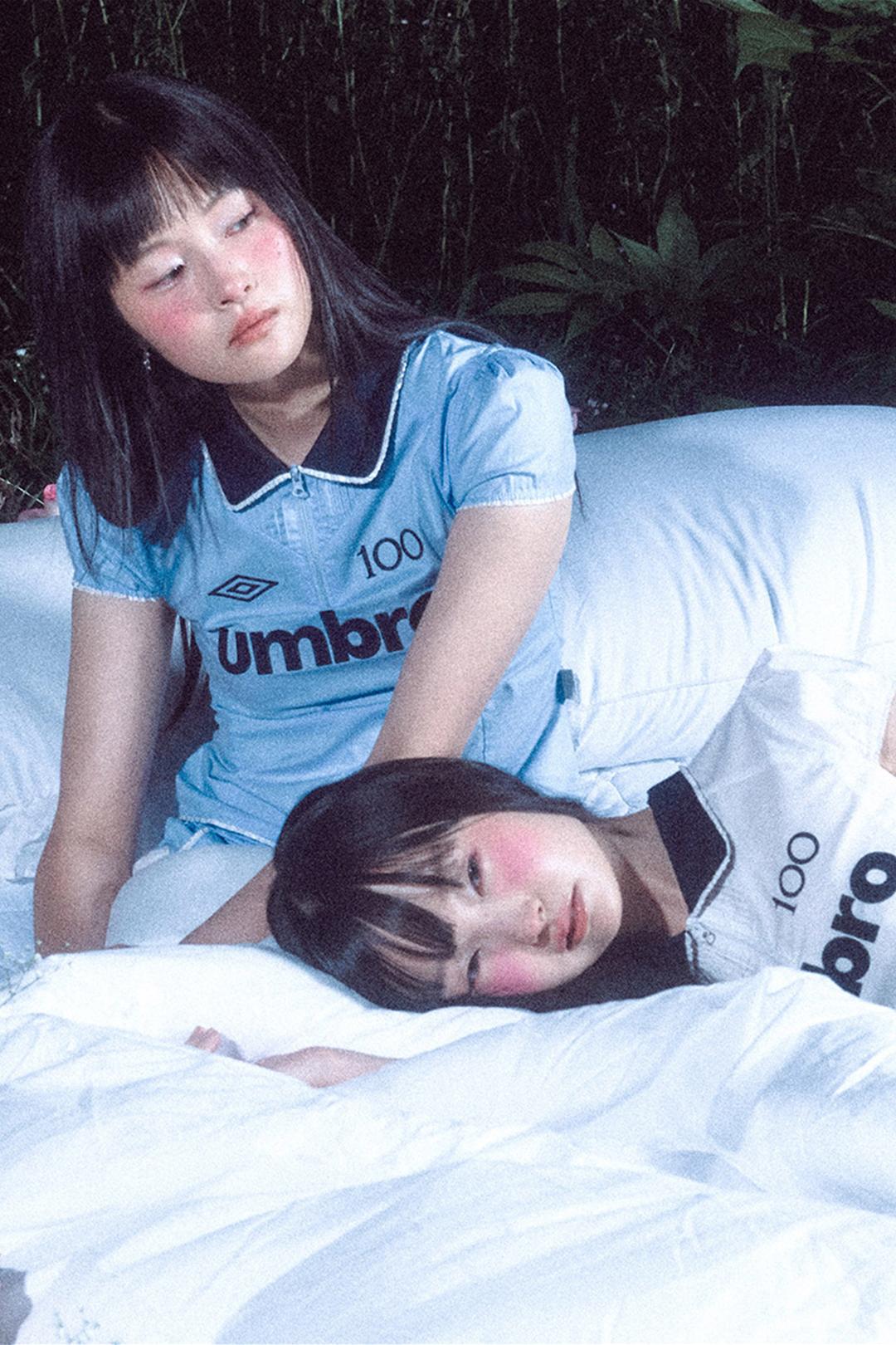 Umbro Lace Shirts Light Blue