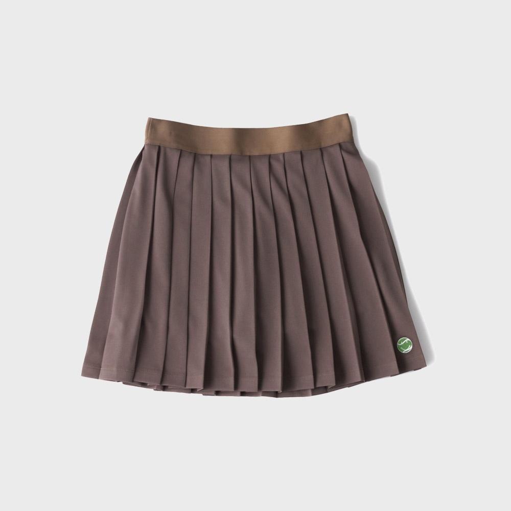 SMILE BALL SKIRT BROWN