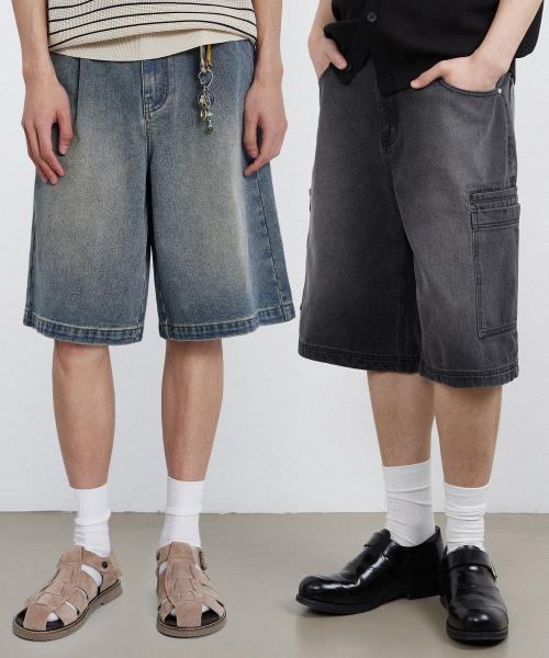 (카고 OR 버뮤다) 데님 쇼츠 4종