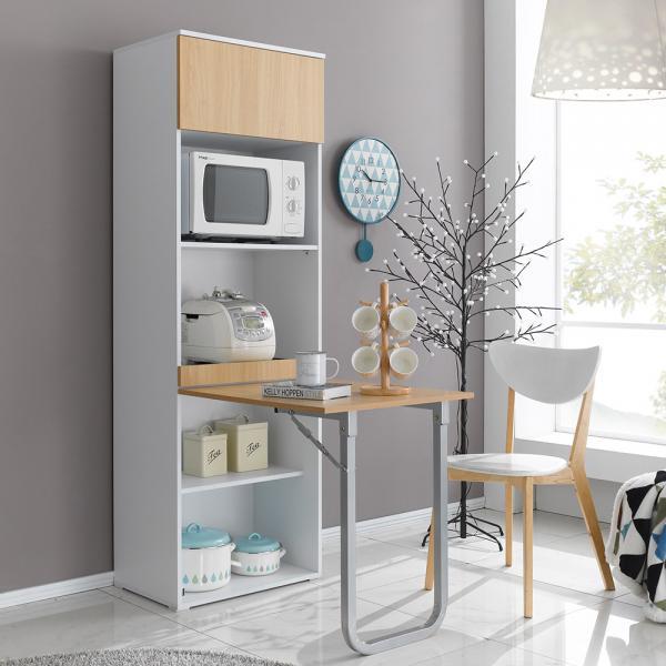 로이 1800 접이식 식탁 겸용 렌지대 주방 수납장 2colors