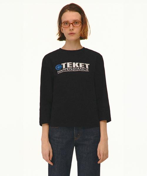 Horseshoe L/S Tee Black