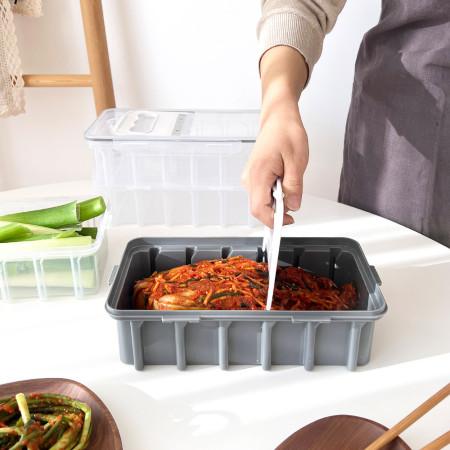 이런 상품 어때요? 칼 도마가 필요없는 김치 컷팅 밀폐용기 1개+1개