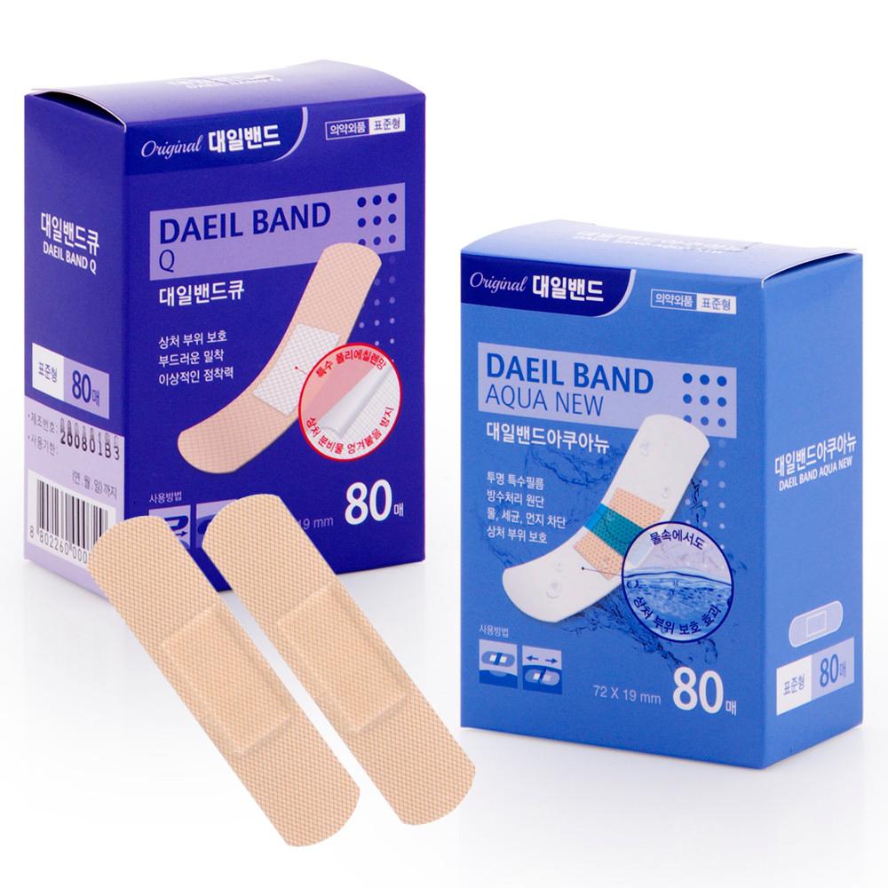 대일밴드 아쿠아 뉴 방수밴드 80매 대용량