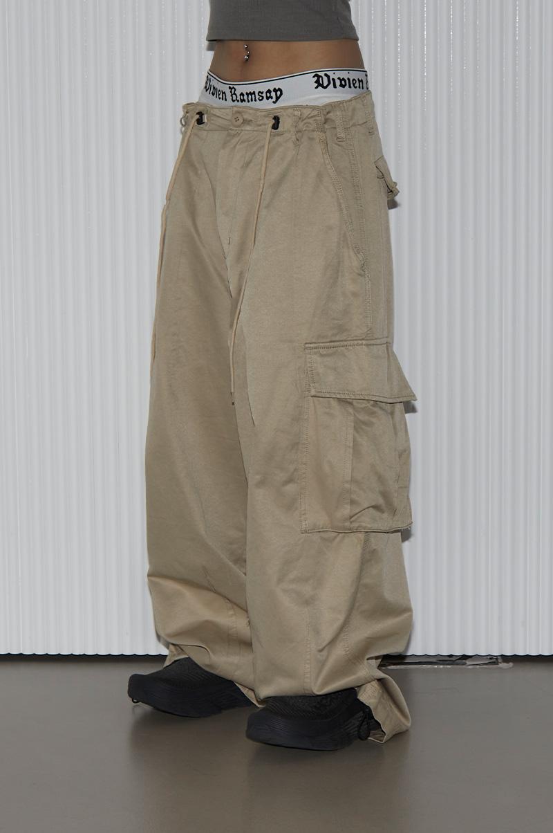 RUSHED VINTAGE CARGO PANTS