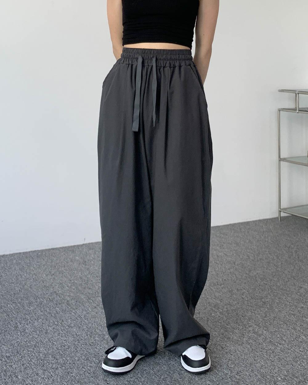 [Unisex] 카인 린넨 핀턱 와이드 팬츠