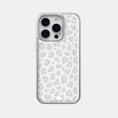 Leopard pattern Phone Case_​​Silver epoxy