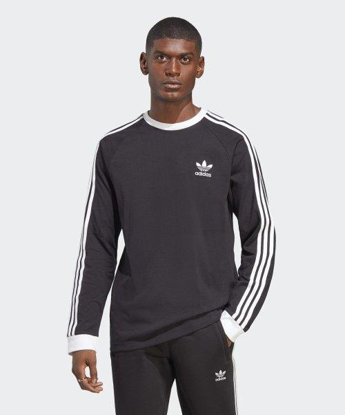 아디다스(ADIDAS)  3S 롱 슬리브 티 - 블랙 / IA4877 - 사이즈 & 후기 | 무신사