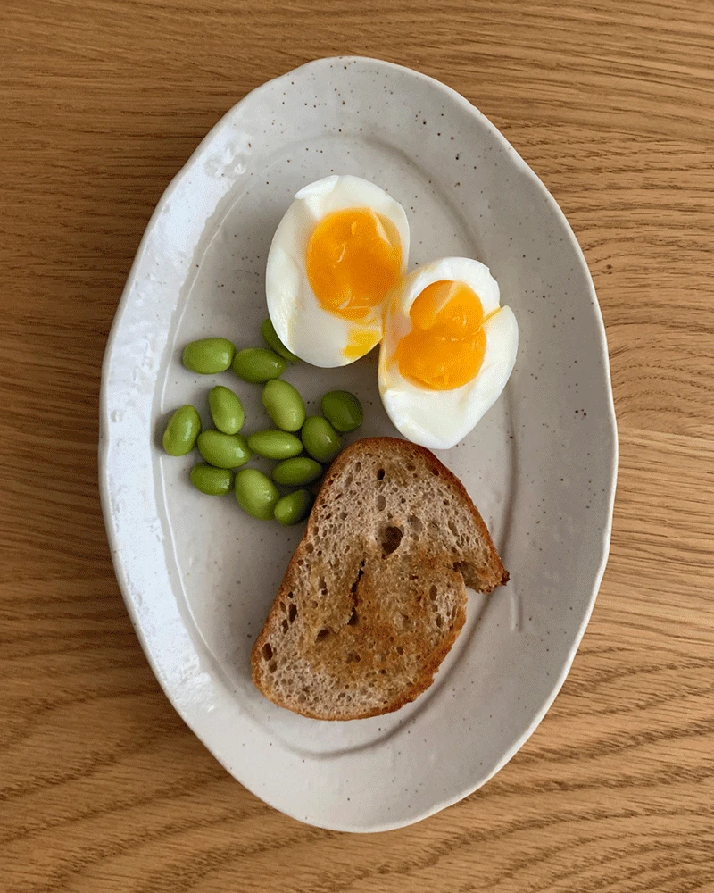 Dubu oval plate (2c) *바로배송!