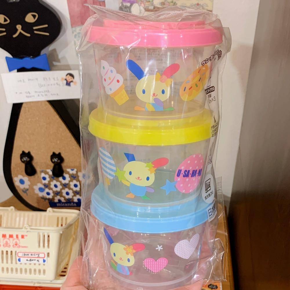 우사하나 조인트식 다용도 보관 용기 세트 (3P)