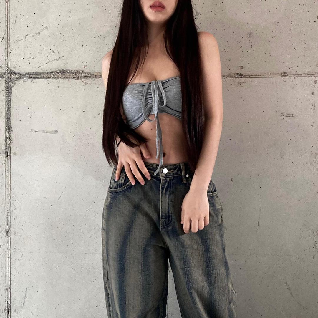 시클리 휴양지룩🌞🌊 3col 노브라 셔링 캡내장 브라 탱크탑 크롭 리본 오픈숄더 홀터넥나시 스트링조절 홀터 튜브 페스티벌룩 워터밤옷 탑 클럽룩