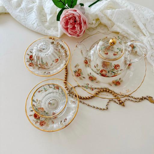 Romanza로즈유리티컵세트(당일발송)