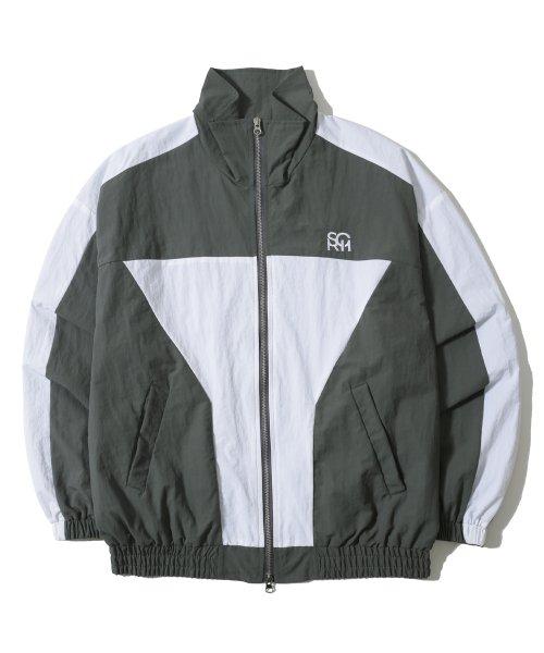 쉐이프 콤비 윈드브레이커 차콜