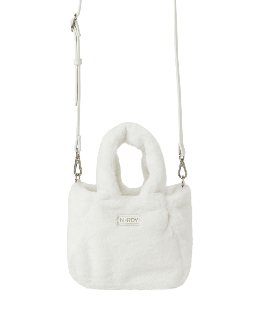 에코 퍼 투웨이 토트백 아이보리