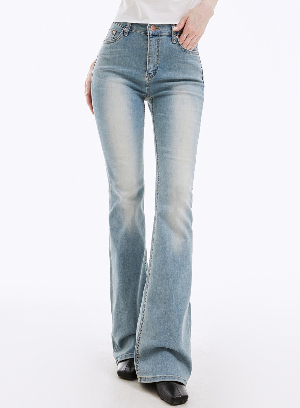 아베크 썸머 부츠컷 데님팬츠