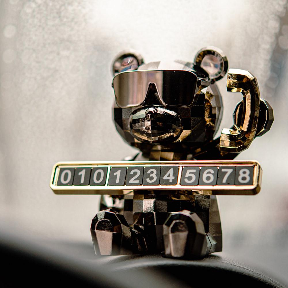 넘버베어 주차번호판 알림판 자동차 차량 전화 새차 선물