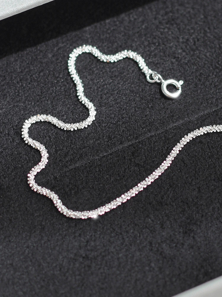 [*주문폭주] 925 실버 눈꽃 마르게리타 이태리 체인 팔찌