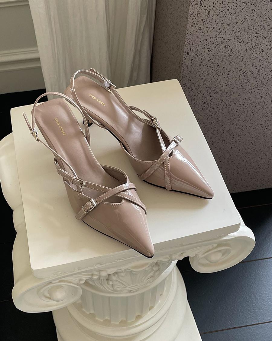 클라우드이모션 be - love buckle stiletto heel (6cm)