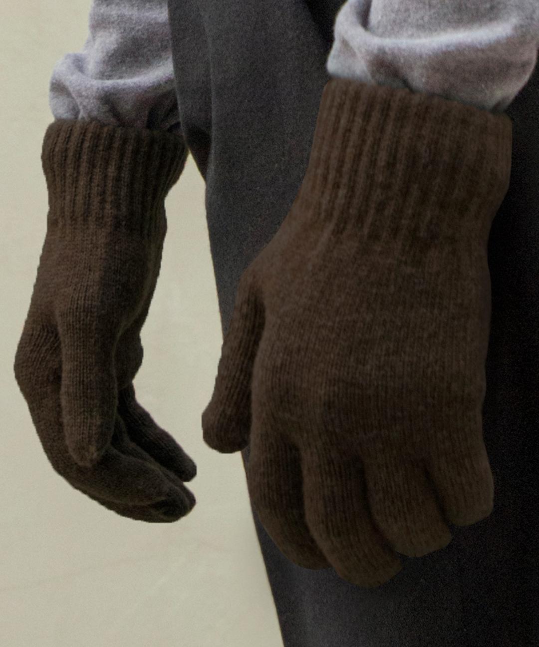 울니트 글러브 [브라운]