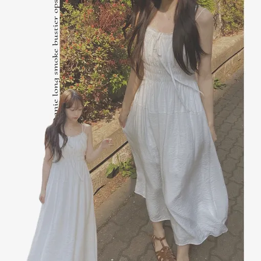 다니에 스모크 롱 나시 원피스