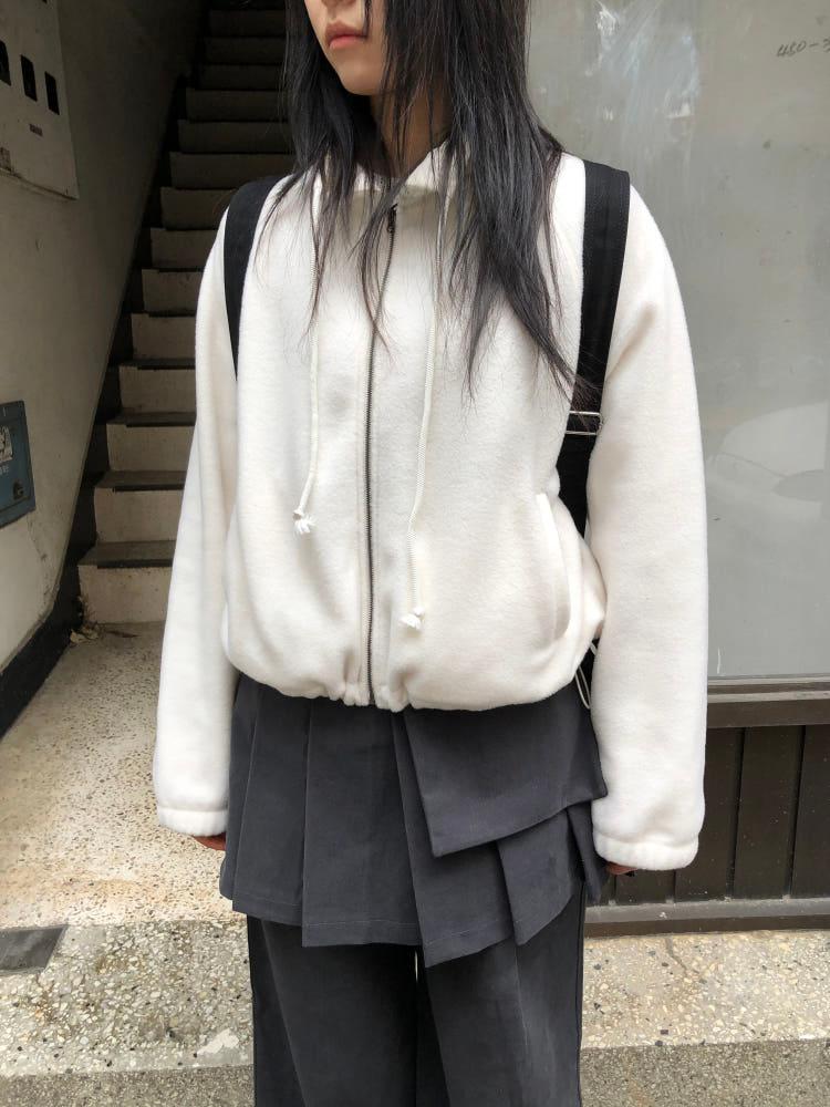 (아이보리 당일출고) 허쉬 스트링 후리스 2color