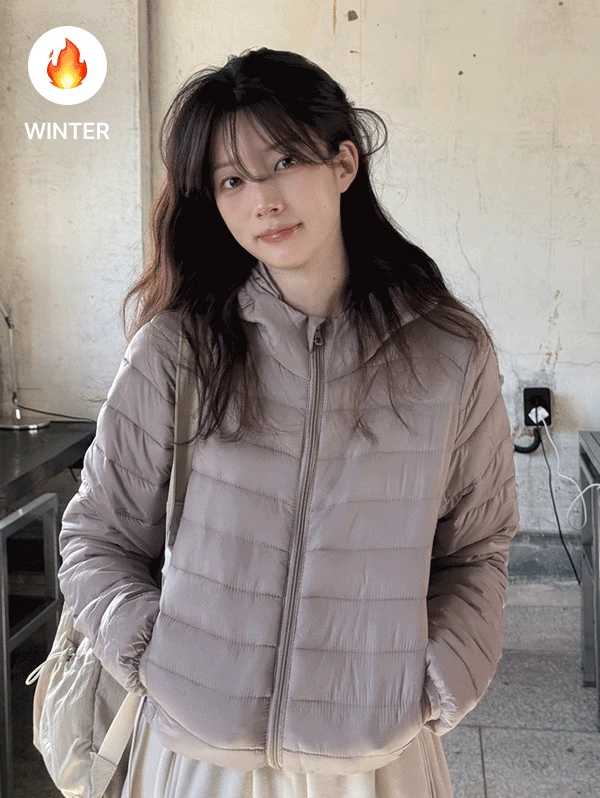 [역대급블프🖤/이벤트특가!] 에브리윈터 후드 경량패딩 (+파우치 증정!) - 3 color (무료배송)