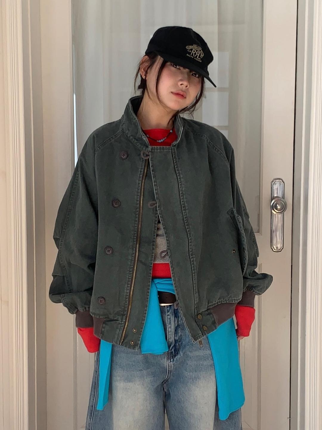 Vintage button washing JP