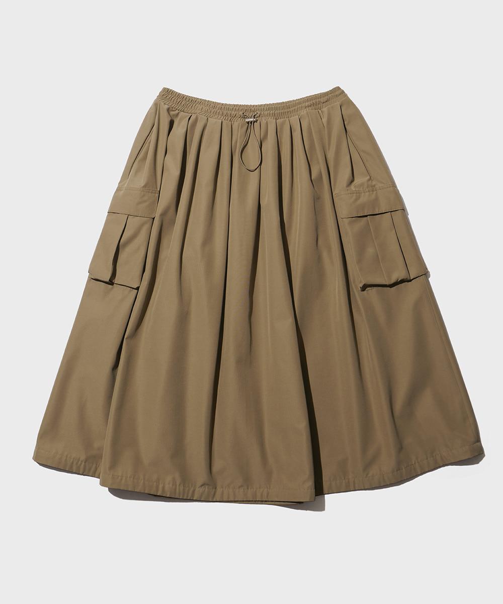 CARGO POCKET GATHER SKIRT - 4color