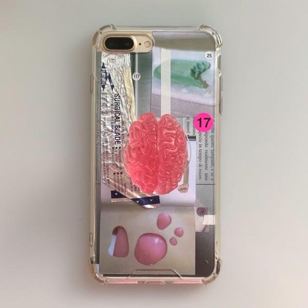 brain griptok (jelly pink)